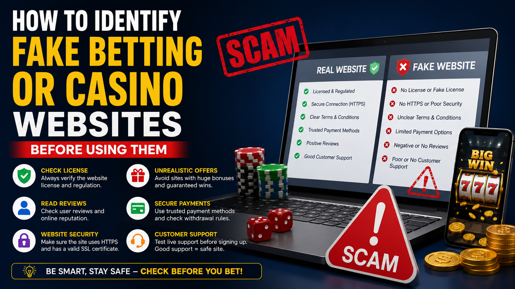 How to Identify Fake Betting or Casino Websites post thumbnail image