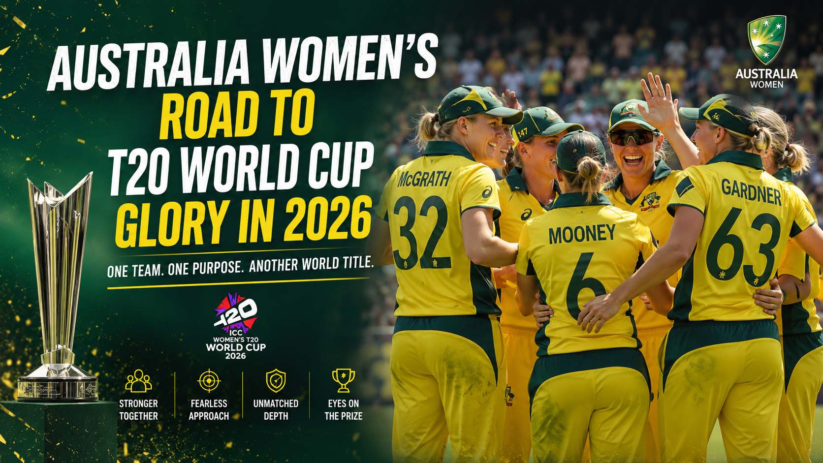 Australia Women celebrating a crucial victory during the 2026 Women’s T20 World Cup campaign