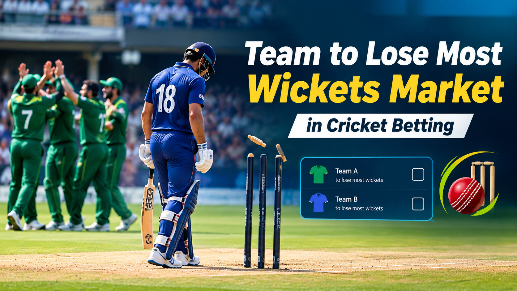 Team to Lose Most Wickets market explained in Cricket Betting